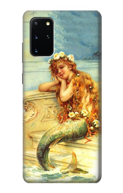 W3184 Little Mermaid Painting Hard Case and Leather Flip Case For Samsung Galaxy S20 Plus, Galaxy S20+