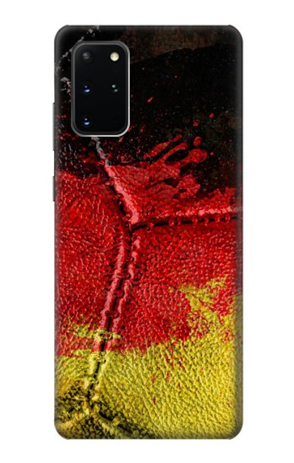 W3303 Germany Flag Vintage Football Graphic Hard Case and Leather Flip Case For Samsung Galaxy S20 Plus, Galaxy S20+