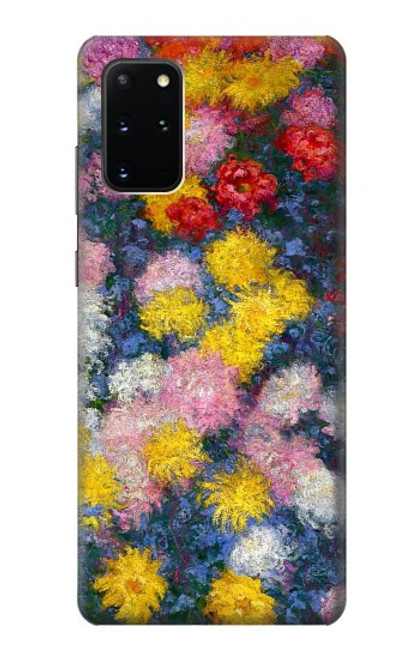 W3342 Claude Monet Chrysanthemums Hard Case and Leather Flip Case For Samsung Galaxy S20 Plus, Galaxy S20+