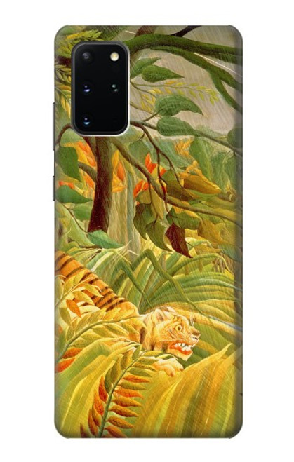 W3344 Henri Rousseau Tiger in a Tropical Storm Hard Case and Leather Flip Case For Samsung Galaxy S20 Plus, Galaxy S20+