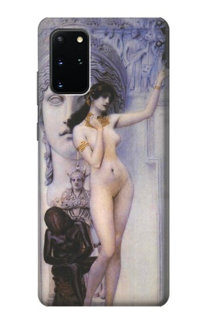 W3353 Gustav Klimt Allegory of Sculpture Hard Case and Leather Flip Case For Samsung Galaxy S20 Plus, Galaxy S20+