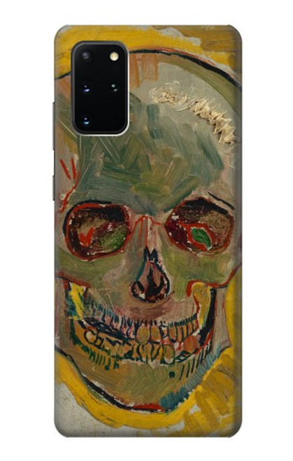 W3359 Vincent Van Gogh Skull Hard Case and Leather Flip Case For Samsung Galaxy S20 Plus, Galaxy S20+