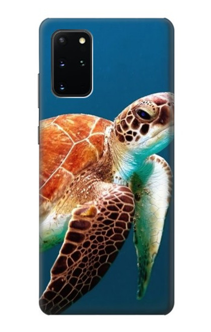 W3497 Green Sea Turtle Hard Case and Leather Flip Case For Samsung Galaxy S20 Plus, Galaxy S20+