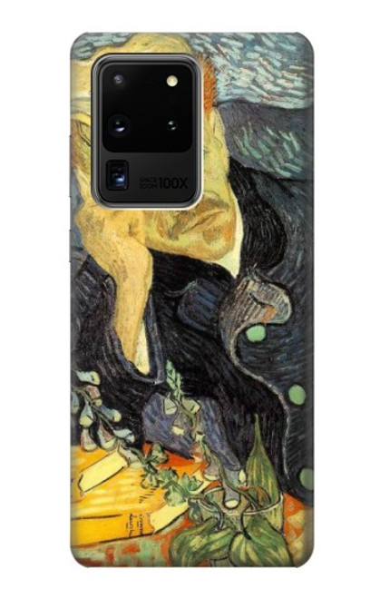 W0212 Van Gogh Portrait of Dr. Gachet Hard Case and Leather Flip Case For Samsung Galaxy S20 Ultra