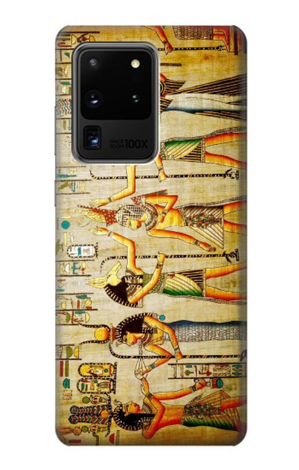 W0272 Egypt Wall Art Hard Case and Leather Flip Case For Samsung Galaxy S20 Ultra