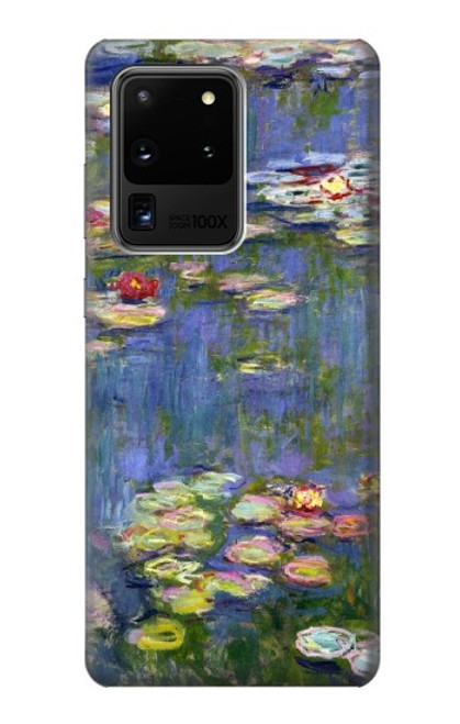 W0997 Claude Monet Water Lilies Hard Case and Leather Flip Case For Samsung Galaxy S20 Ultra