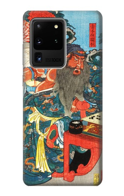 W1826 Utagawa Kuniyoshi Guan Yu Hard Case and Leather Flip Case For Samsung Galaxy S20 Ultra