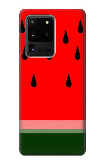 W2403 Watermelon Hard Case and Leather Flip Case For Samsung Galaxy S20 Ultra