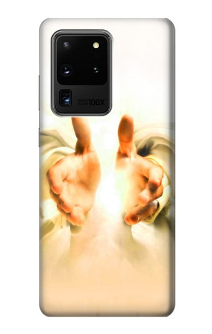 W2546 Hand of God Heaven Hard Case and Leather Flip Case For Samsung Galaxy S20 Ultra