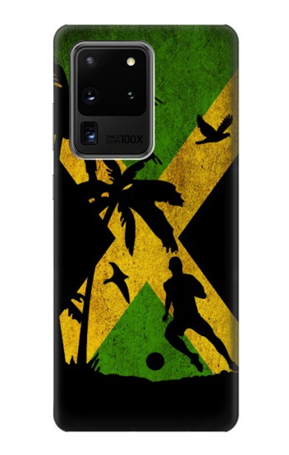 W2975 Jamaica Football Soccer Hard Case and Leather Flip Case For Samsung Galaxy S20 Ultra