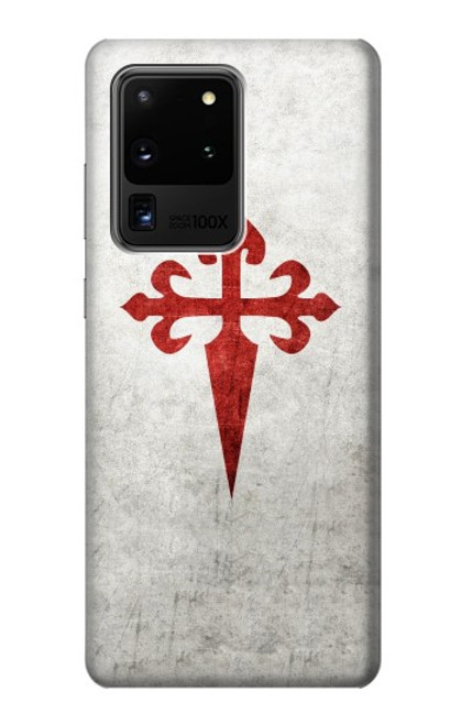 W3200 Order of Santiago Cross of Saint James Hard Case and Leather Flip Case For Samsung Galaxy S20 Ultra