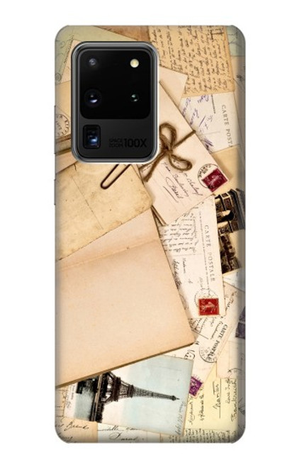 W3397 Postcards Memories Hard Case and Leather Flip Case For Samsung Galaxy S20 Ultra