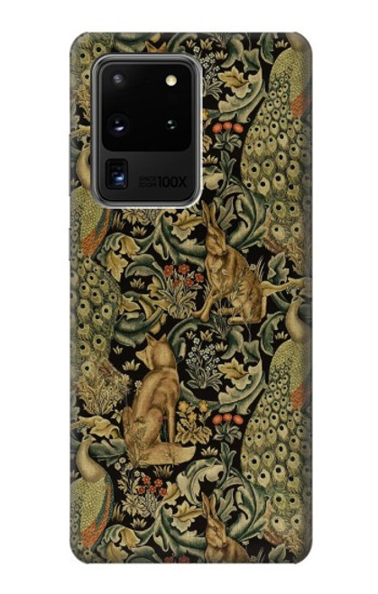 W3661 William Morris Forest Velvet Hard Case and Leather Flip Case For Samsung Galaxy S20 Ultra