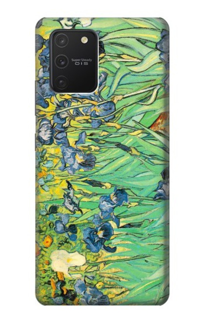 W0210 Van Gogh Irises Hard Case and Leather Flip Case For Samsung Galaxy S10 Lite