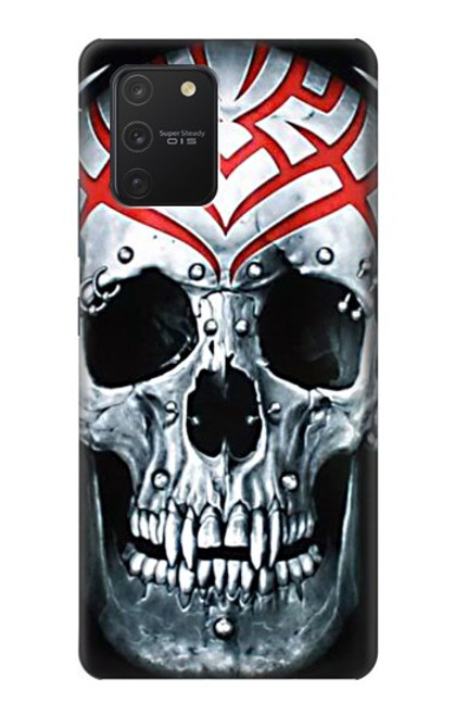 W0223 Vampire Skull Tattoo Hard Case and Leather Flip Case For Samsung Galaxy S10 Lite