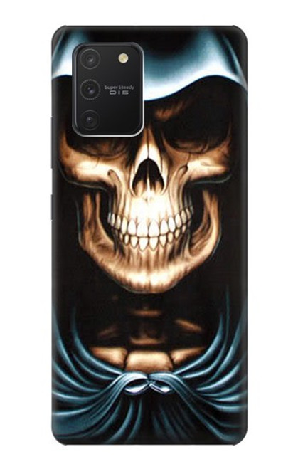 W0225 Skull Grim Reaper Hard Case and Leather Flip Case For Samsung Galaxy S10 Lite