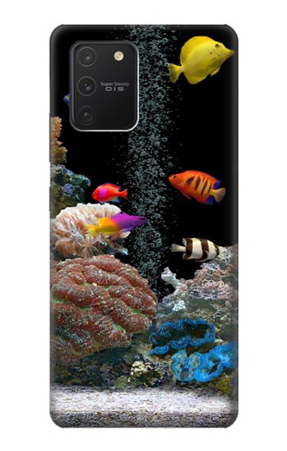 W0226 Aquarium Hard Case and Leather Flip Case For Samsung Galaxy S10 Lite