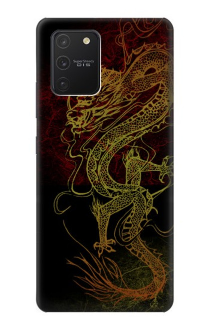 W0354 Chinese Dragon Hard Case and Leather Flip Case For Samsung Galaxy S10 Lite