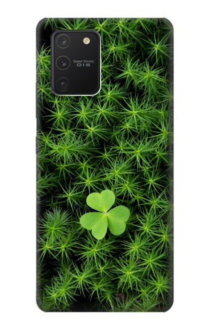 W0358 Clover Lucky Leaf Hard Case and Leather Flip Case For Samsung Galaxy S10 Lite