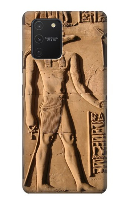 W0391 Egyptian Sobek Hard Case and Leather Flip Case For Samsung Galaxy S10 Lite