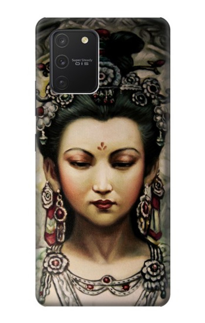 W0681 Guan Yin Hard Case and Leather Flip Case For Samsung Galaxy S10 Lite