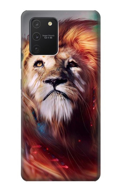 W0691 Leo Paint Hard Case and Leather Flip Case For Samsung Galaxy S10 Lite