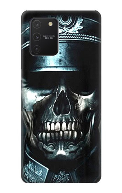 W0754 Skull Soldier Zombie Hard Case and Leather Flip Case For Samsung Galaxy S10 Lite