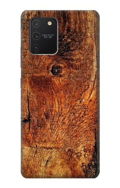 W1140 Wood Skin Graphic Hard Case and Leather Flip Case For Samsung Galaxy S10 Lite