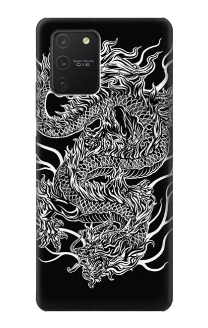 W1943 Dragon Tattoo Hard Case and Leather Flip Case For Samsung Galaxy S10 Lite