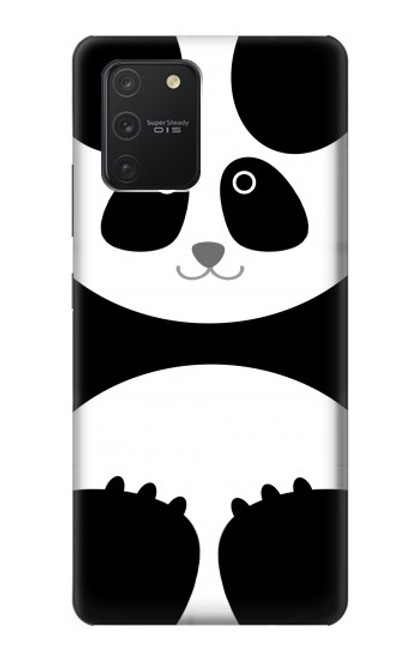 W2085 Panda Minimalist Hard Case and Leather Flip Case For Samsung Galaxy S10 Lite