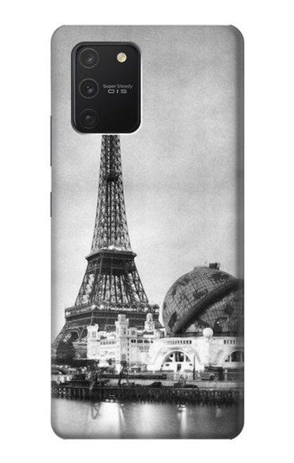 W2350 Old Paris Eiffel Tower Hard Case and Leather Flip Case For Samsung Galaxy S10 Lite