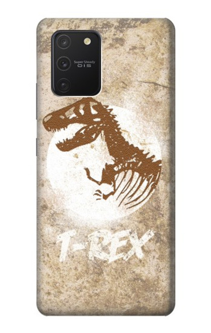 W2372 T-Rex Jurassic Fossil Hard Case and Leather Flip Case For Samsung Galaxy S10 Lite