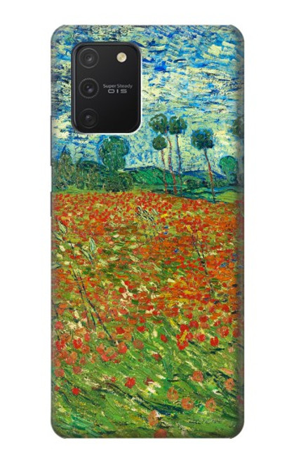 W2681 Field Of Poppies Vincent Van Gogh Hard Case and Leather Flip Case For Samsung Galaxy S10 Lite