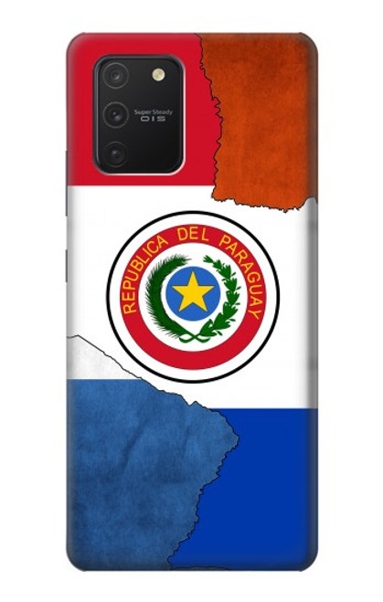 W3017 Paraguay Flag Hard Case and Leather Flip Case For Samsung Galaxy S10 Lite