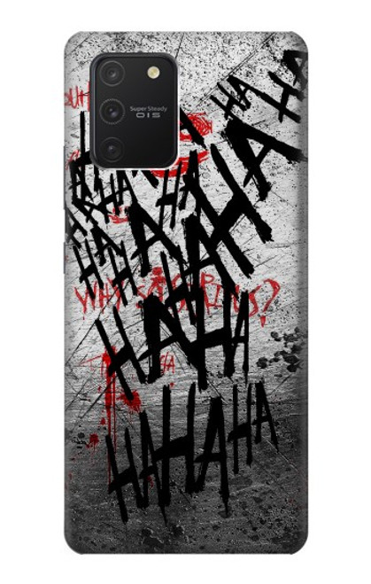 W3073 Joker Hahaha Blood Splash Hard Case and Leather Flip Case For Samsung Galaxy S10 Lite