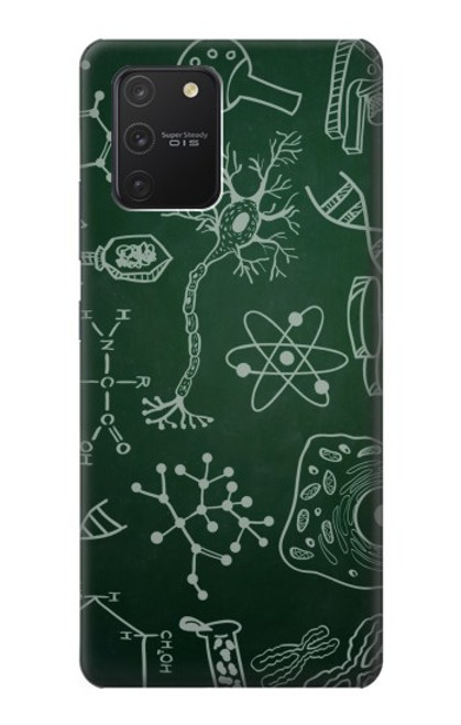 W3211 Science Green Board Hard Case and Leather Flip Case For Samsung Galaxy S10 Lite