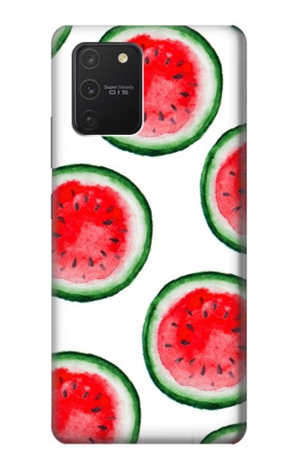 W3236 Watermelon Pattern Hard Case and Leather Flip Case For Samsung Galaxy S10 Lite