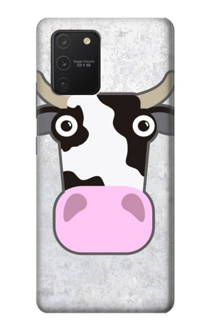 W3257 Cow Cartoon Hard Case and Leather Flip Case For Samsung Galaxy S10 Lite