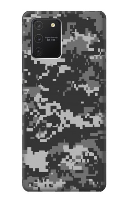 W3293 Urban Black Camo Camouflage Hard Case and Leather Flip Case For Samsung Galaxy S10 Lite