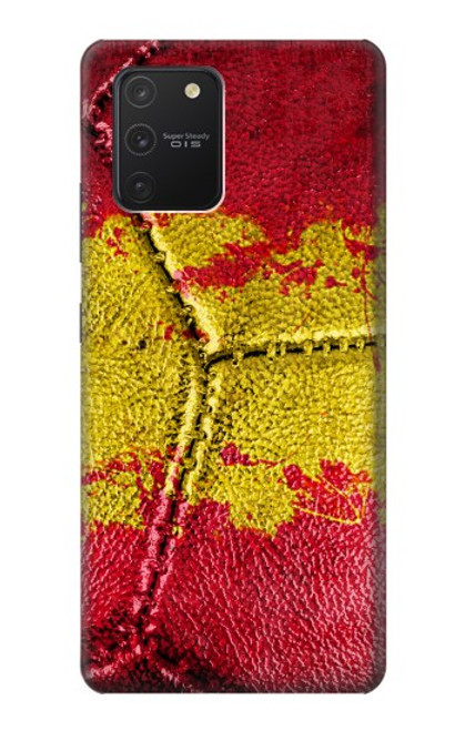 W3315 Spain Flag Vintage Football Graphic Hard Case and Leather Flip Case For Samsung Galaxy S10 Lite