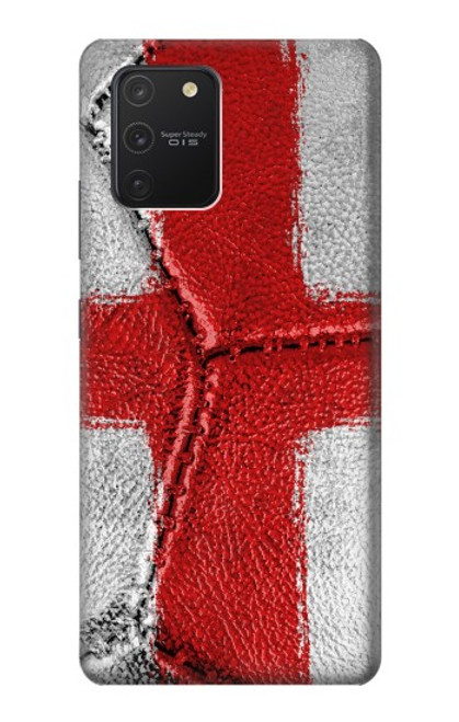 W3316 England Flag Vintage Football Graphic Hard Case and Leather Flip Case For Samsung Galaxy S10 Lite