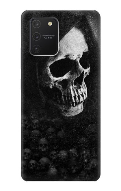 W3333 Death Skull Grim Reaper Hard Case and Leather Flip Case For Samsung Galaxy S10 Lite