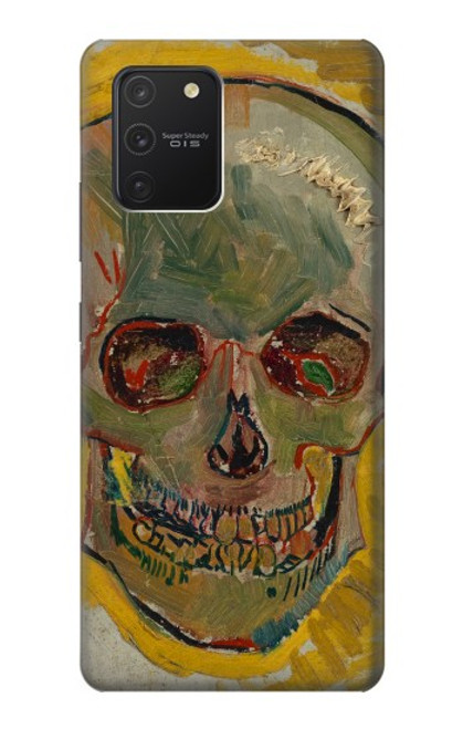 W3359 Vincent Van Gogh Skull Hard Case and Leather Flip Case For Samsung Galaxy S10 Lite