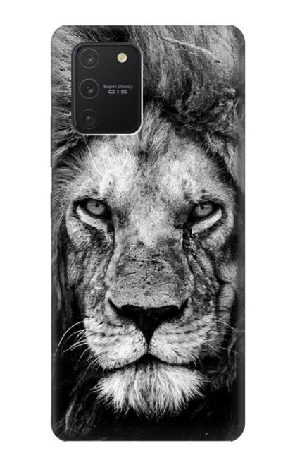 W3372 Lion Face Hard Case and Leather Flip Case For Samsung Galaxy S10 Lite