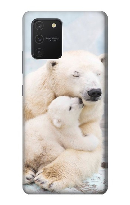W3373 Polar Bear Hug Family Hard Case and Leather Flip Case For Samsung Galaxy S10 Lite