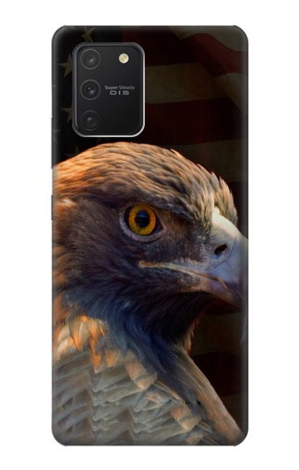 W3376 Eagle American Flag Hard Case and Leather Flip Case For Samsung Galaxy S10 Lite