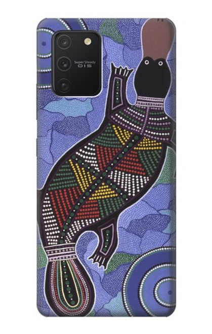 W3387 Platypus Australian Aboriginal Art Hard Case and Leather Flip Case For Samsung Galaxy S10 Lite