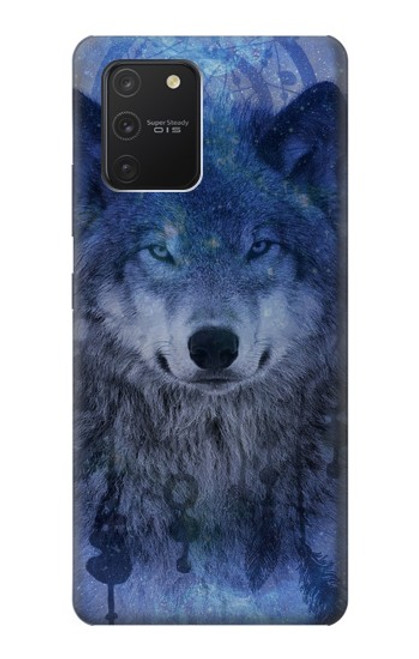 W3410 Wolf Dream Catcher Hard Case and Leather Flip Case For Samsung Galaxy S10 Lite