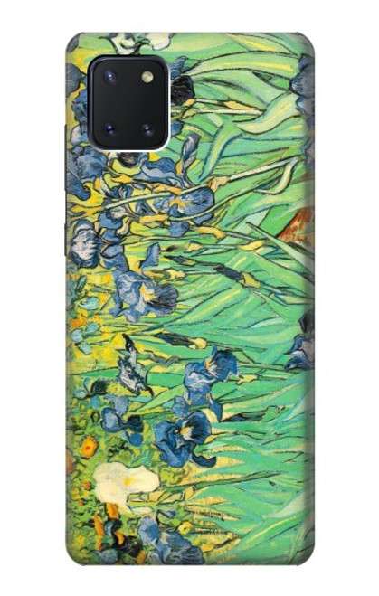 W0210 Van Gogh Irises Hard Case and Leather Flip Case For Samsung Galaxy Note10 Lite