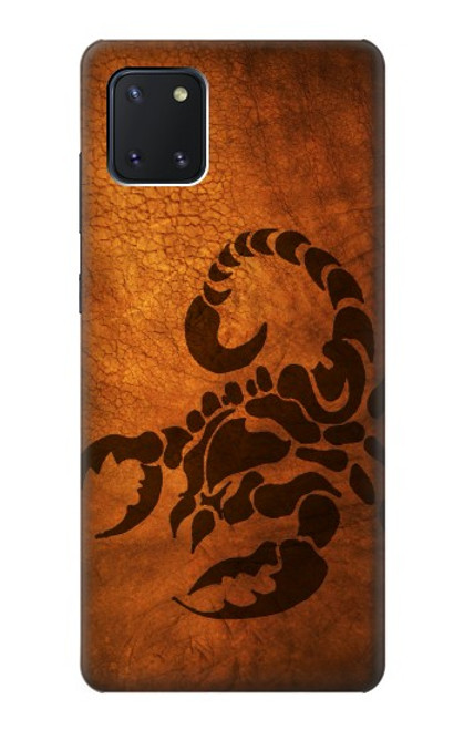 W0683 Scorpion Tattoo Hard Case and Leather Flip Case For Samsung Galaxy Note10 Lite